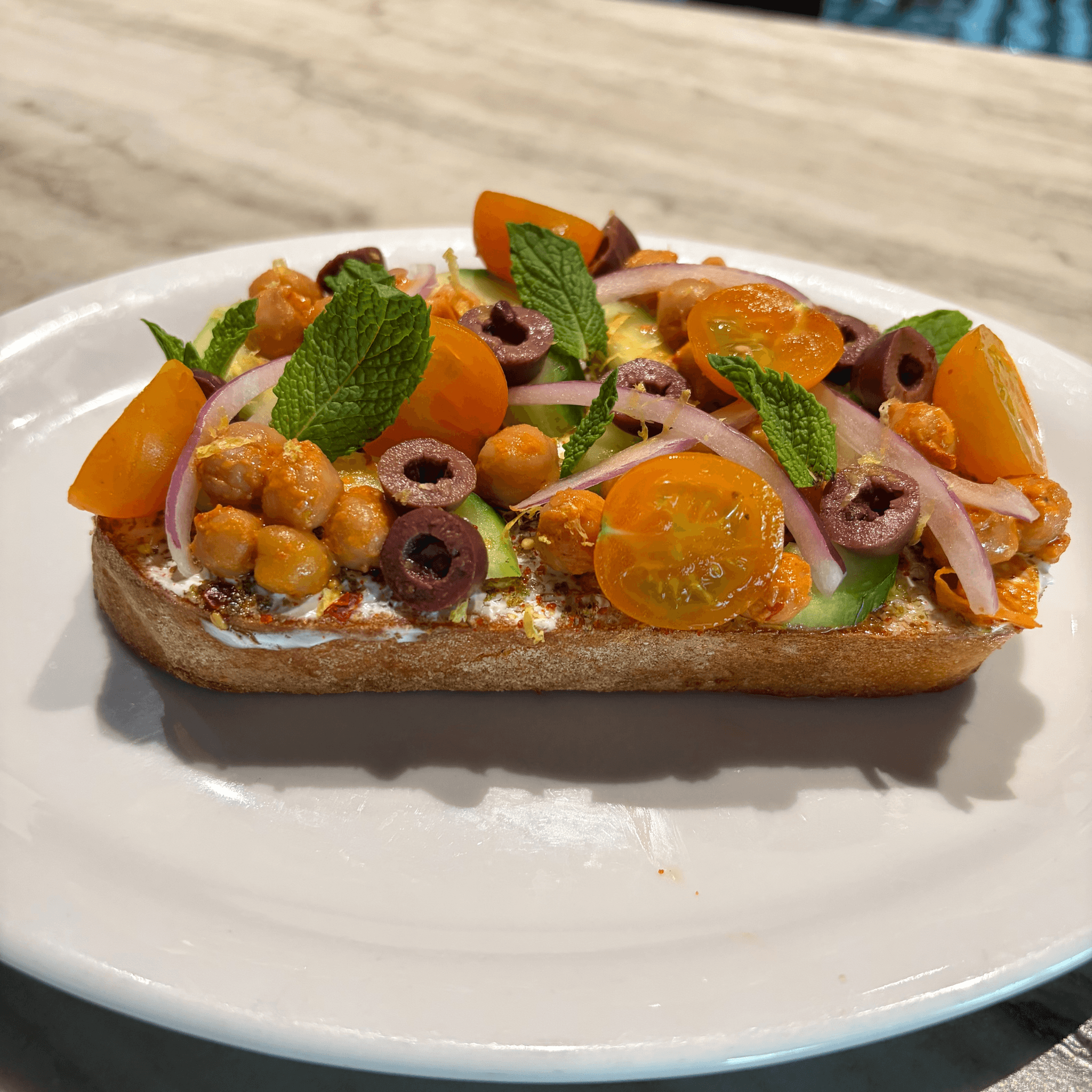 Labneh Toast.