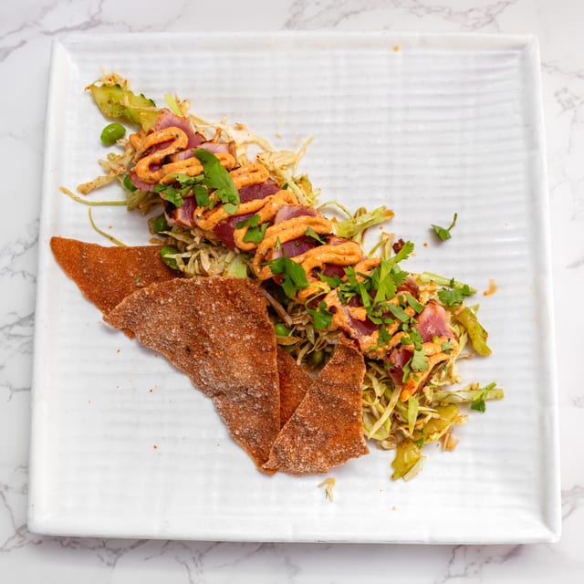 Paprika Rubbed Ahi Tuna.